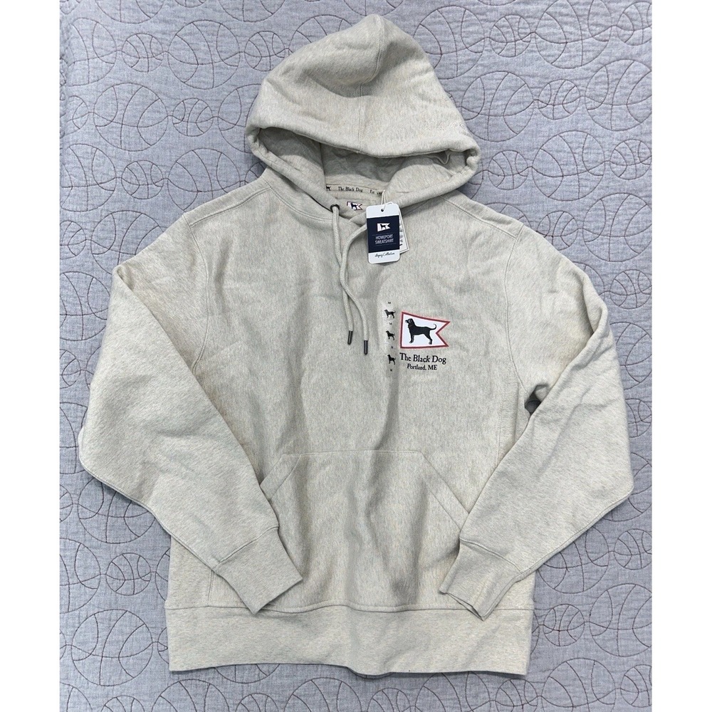 NWT The Black Dog Portland Homeport Heavyweight Oatmeal Hoodie / Men’s Medium